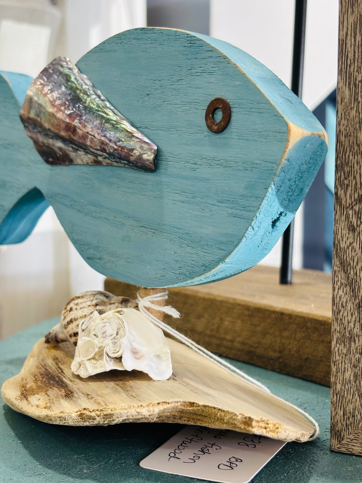 Wooden Fish on Driftwood!