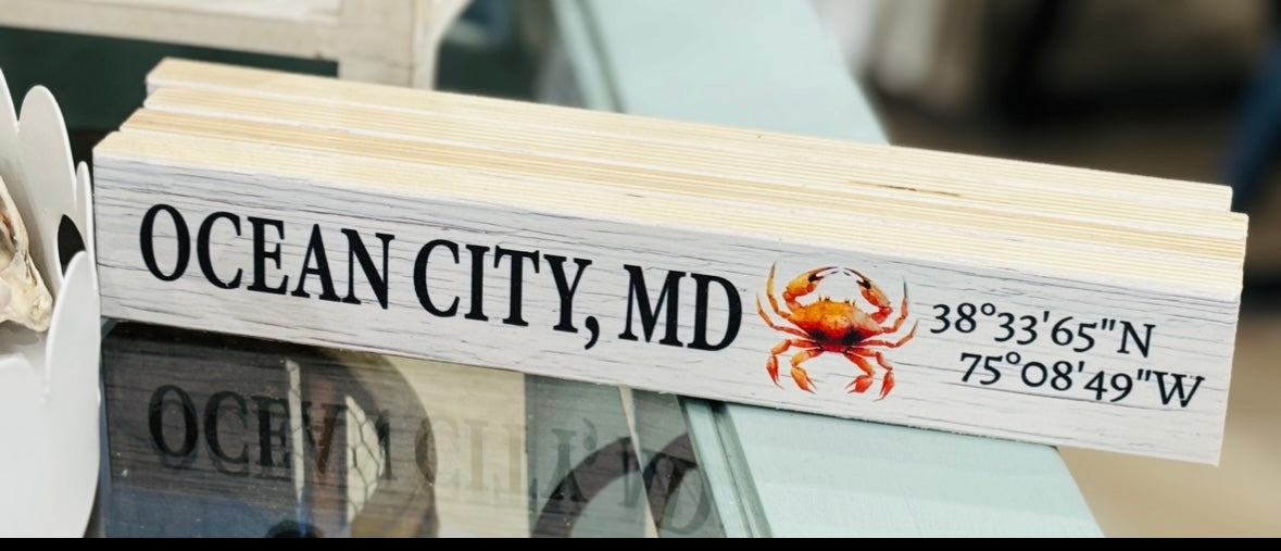 Wooded Coastal Town Signs!