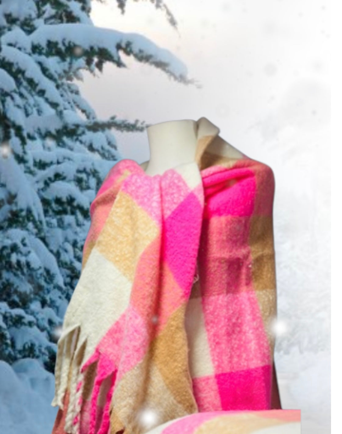 Mud Pie Womens Bright Scarf Wrap