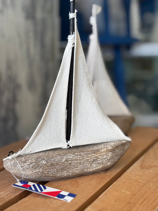 Small Driftwood Sailboats