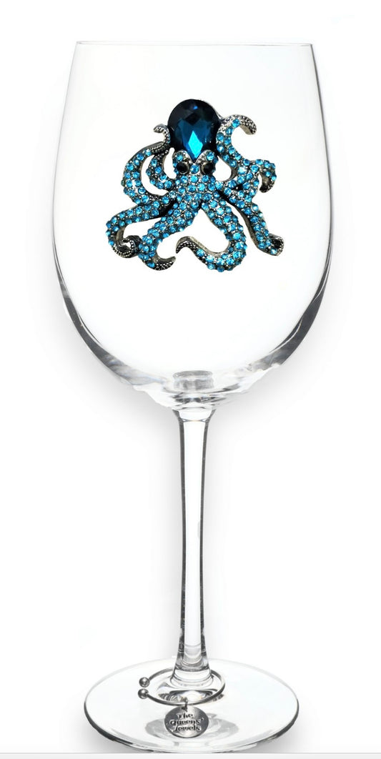 Octopus Jeweled Glassware