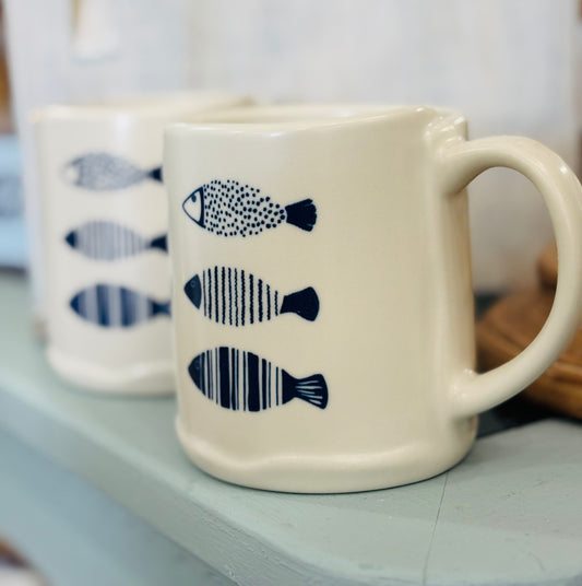 Ceramic Fish Mugs