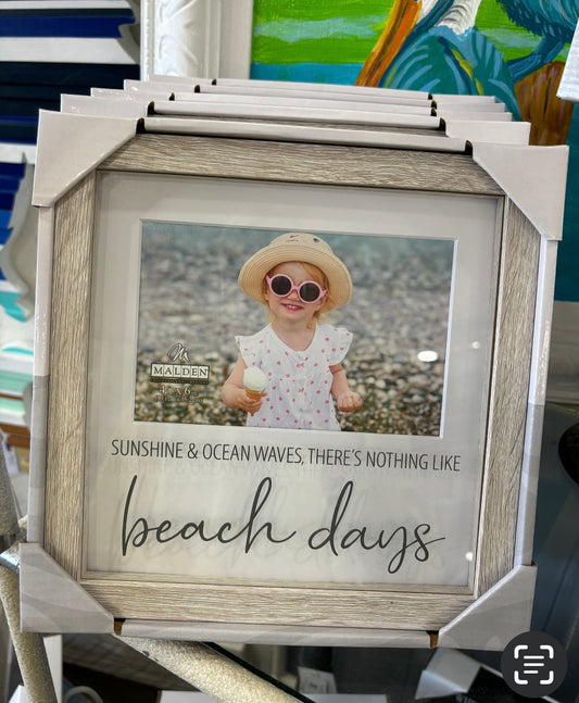 Sunshine and Ocean Waves, There’s nothing like Beach Days! 4x6 Photo Frame