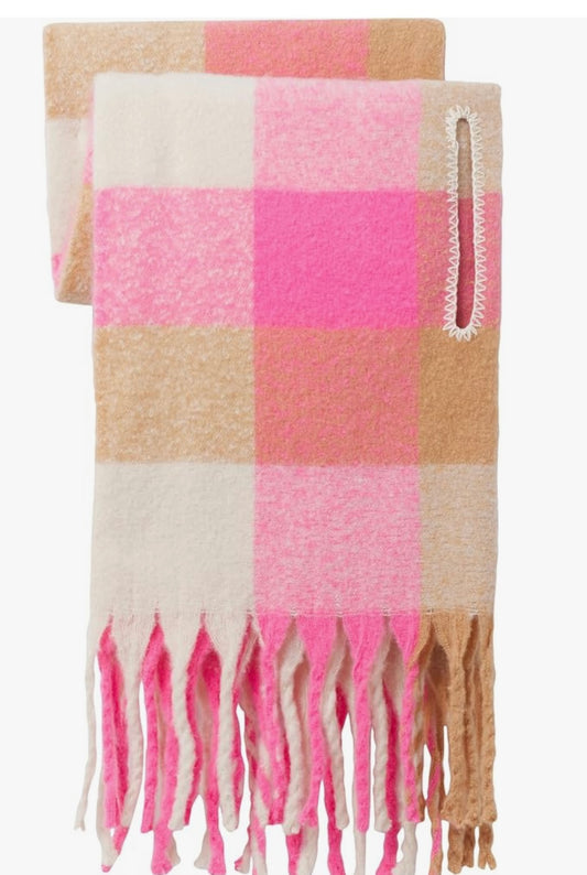 Mud Pie Womens Bright Scarf Wrap
