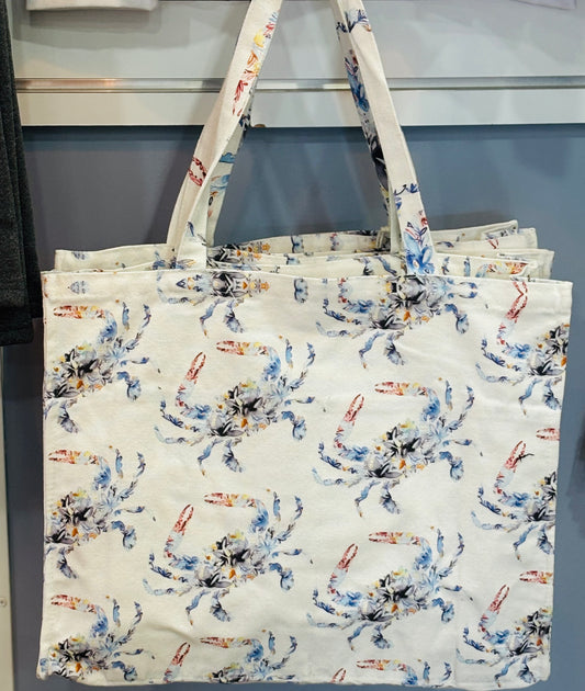 Crab Canvas Tote