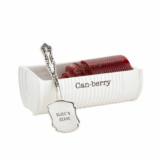 CRANBERRY DISH SET