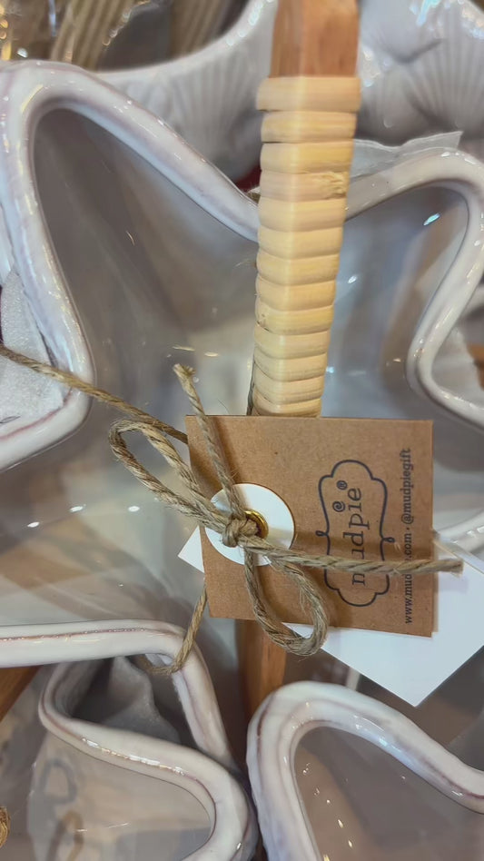 Stone Starfish Dip Cup Set !
